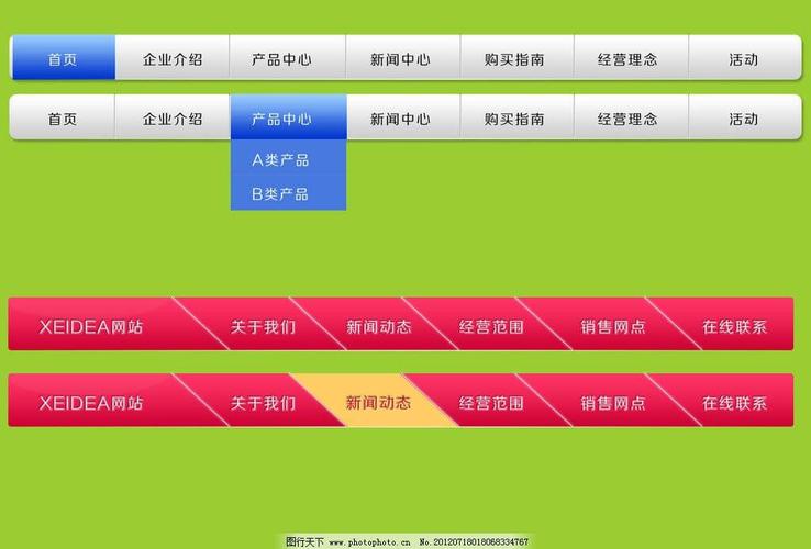 良好的網頁導航欄設計(jì)應當具備的2個特點